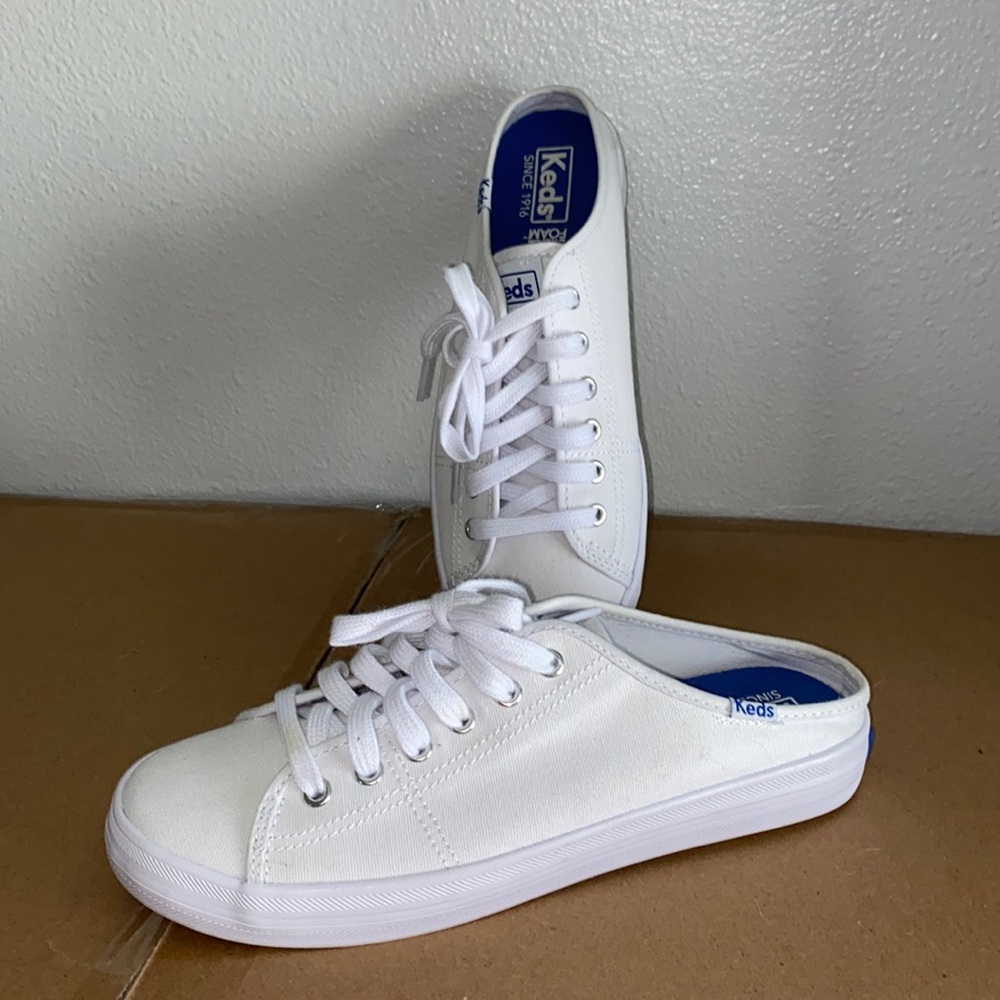 NWOT Keds Canvas Slip On Mule Style Sneakers